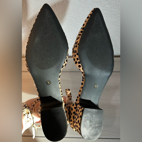 NWOT Lulu’s Low Heel Cheetah Pumps Size 8 - Picture 4 of 4